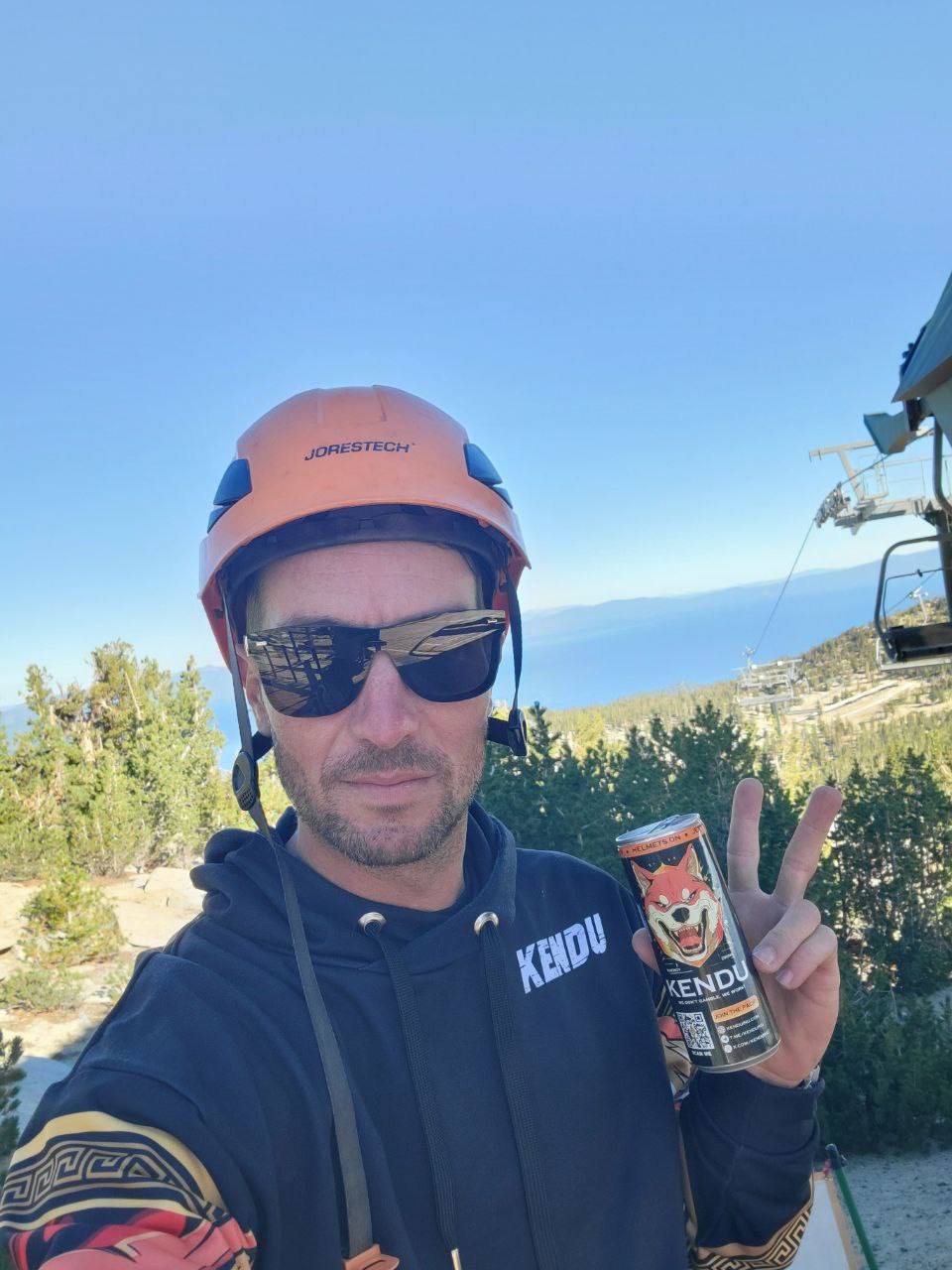 Helmets on